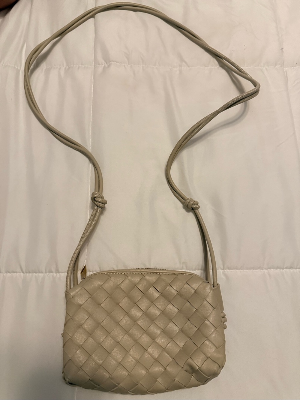 Target Woven Crossbody Bag in Taupe - Picture 4 of 4